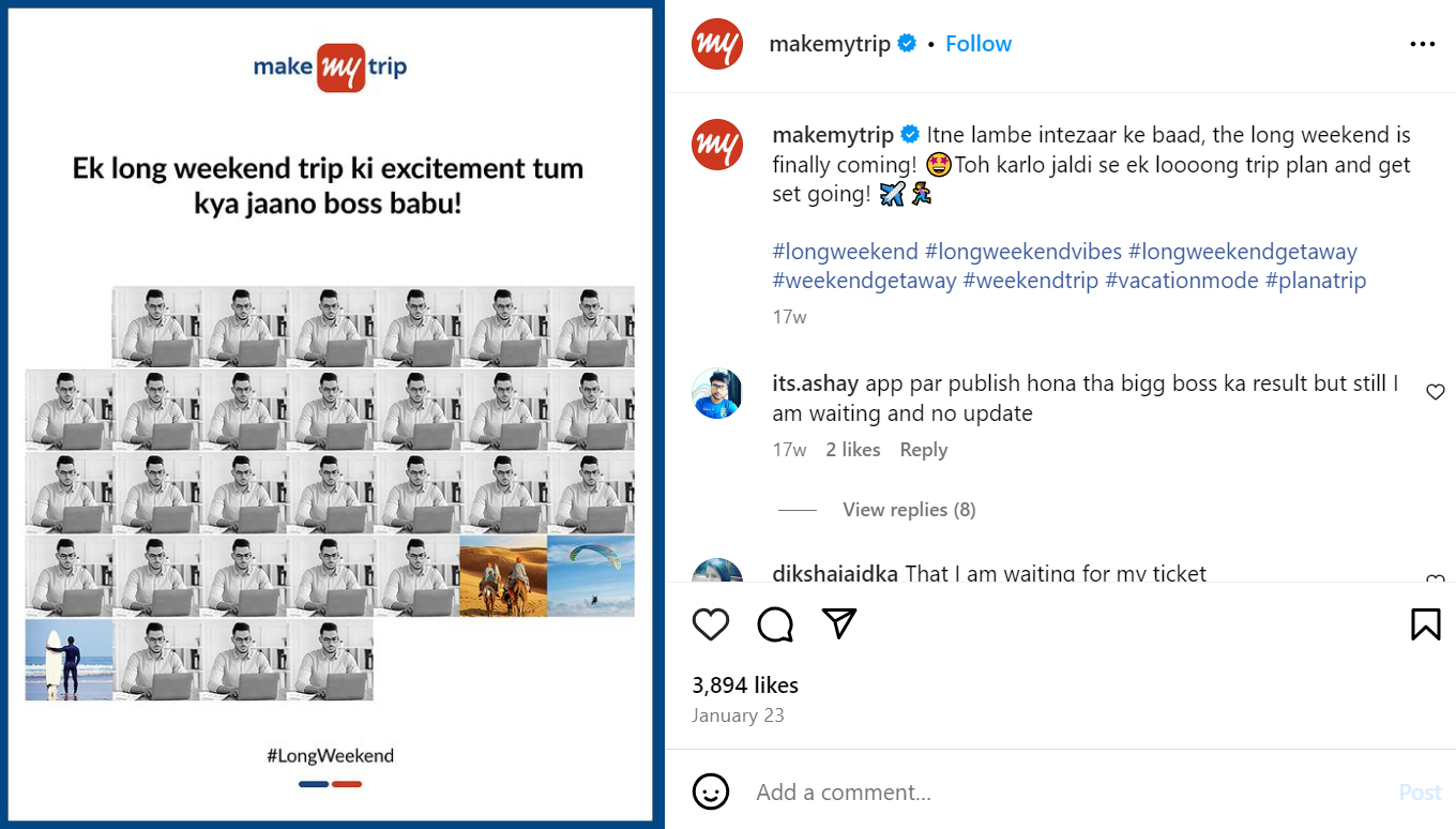 Marketing MakeMyTrip