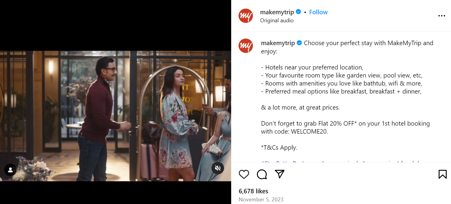 Marketing of MakeMytrip