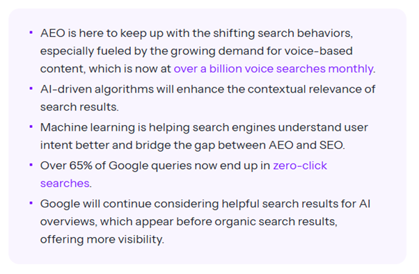 AEO in digital marketing 