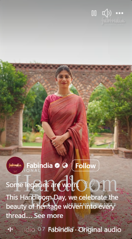 FabIndia FB post